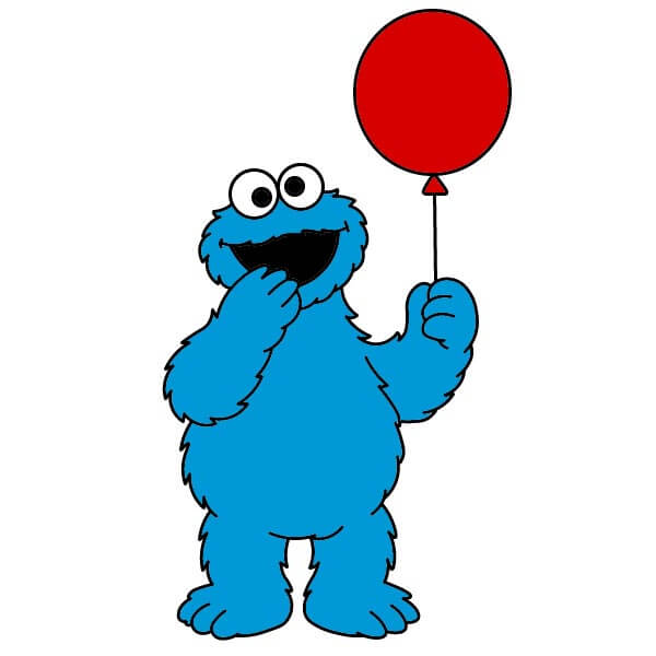 dibujos de Monstruo Comegalletas