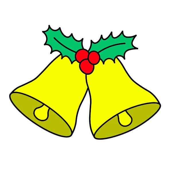 dibujos de Campanas de Navidad 4-10