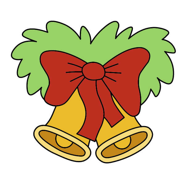 dibujos de Campanas de Navidad 6-9