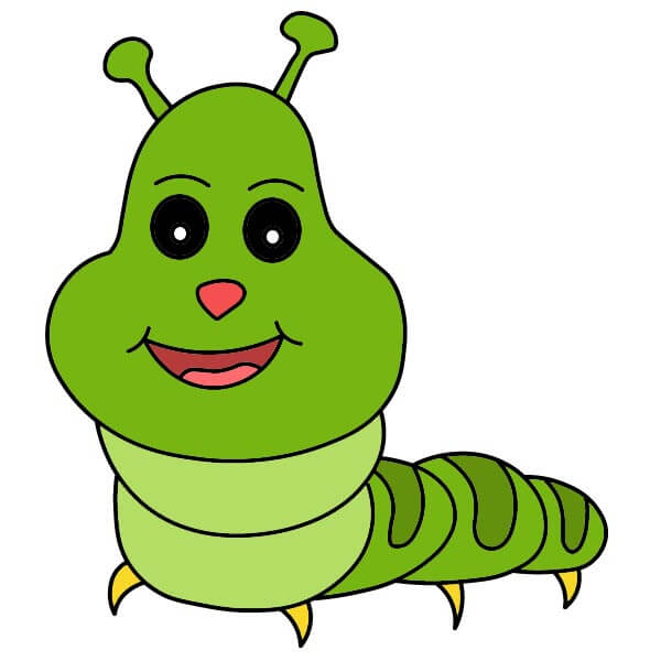 dibujos de Oruga 4-9